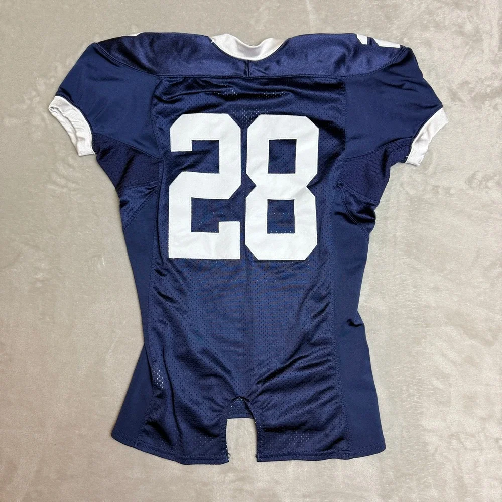 Nike Team Penn State Nittany Lion Jersey Mens Medium Navy White #28 PSU Football